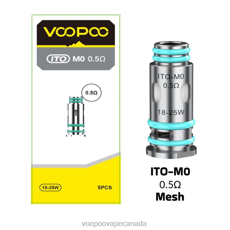 VOOPOO ITO Coils (5Pcs) ITO-M0 22FNH586 VOOPOO Argus Canada