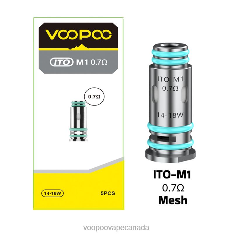 VOOPOO ITO Coils (5Pcs) ITO-M1 22FNH612 VOOPOO Vape Canada