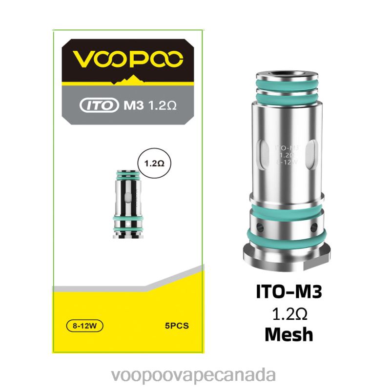 VOOPOO ITO Coils (5Pcs) ITO-M3 22FNH614 VOOPOO Drag Canada