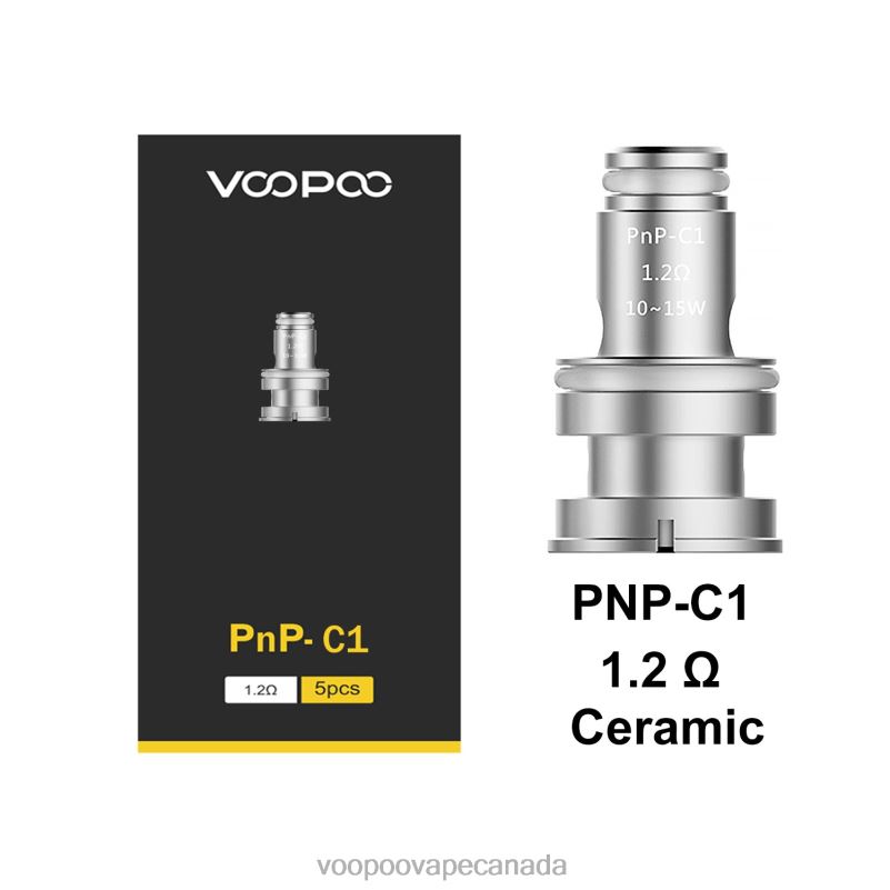 VOOPOO PNP Coils (5Pcs) PnP-C1 22FNH584 VOOPOO Drag Canada