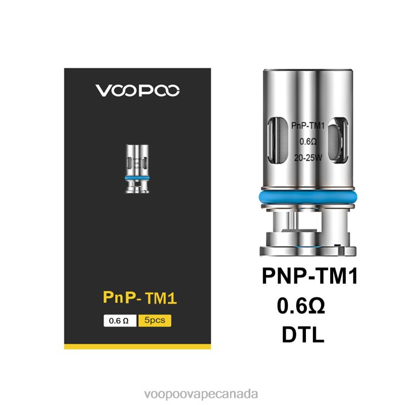 VOOPOO PNP Coils (5Pcs) PnP-TM1 22FNH593 VOOPOO Vape Ottawa