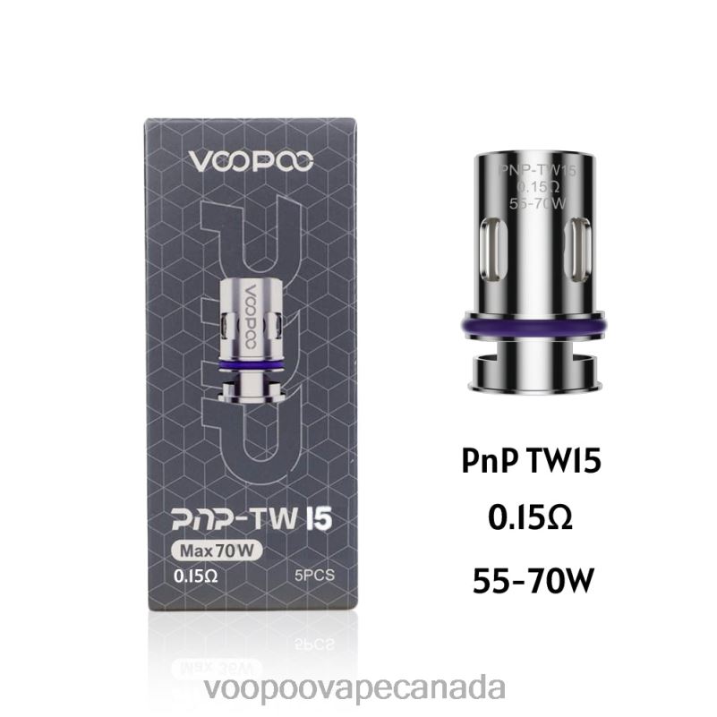 VOOPOO PNP Coils (5Pcs) PnP-TW15 22FNH601 VOOPOO Canada