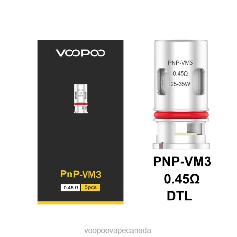 VOOPOO PNP Coils (5Pcs) PnP-VM3 22FNH597 VOOPOO Seal Canada