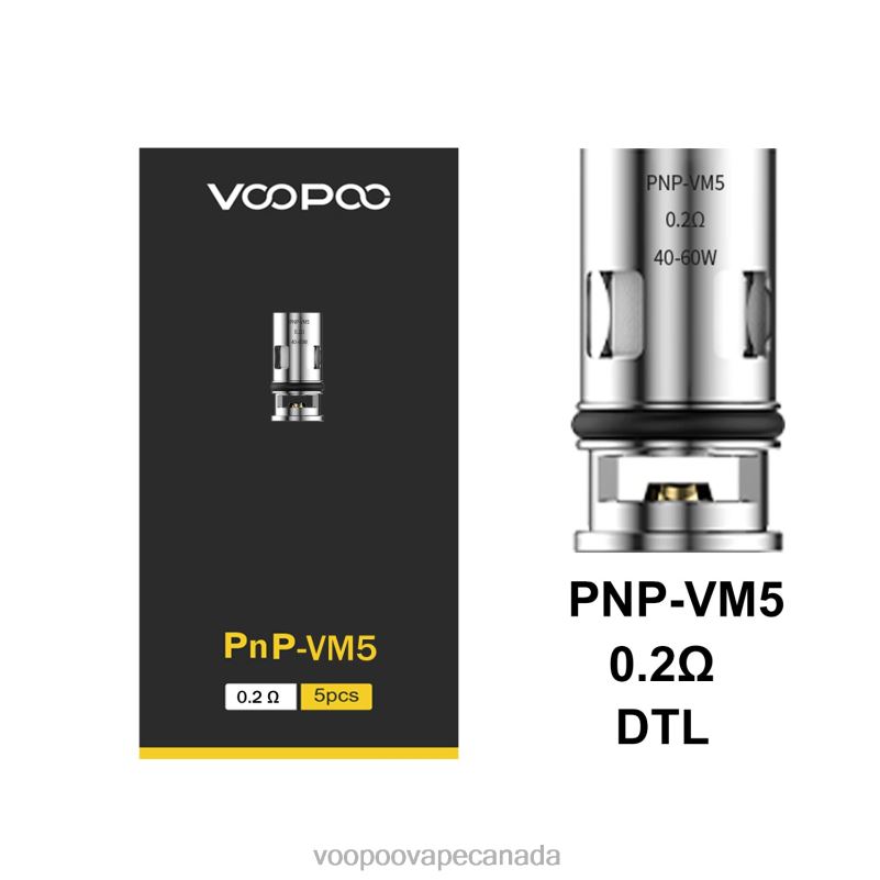 VOOPOO PNP Coils (5Pcs) PnP-VM5 22FNH599 VOOPOO Vape Pods