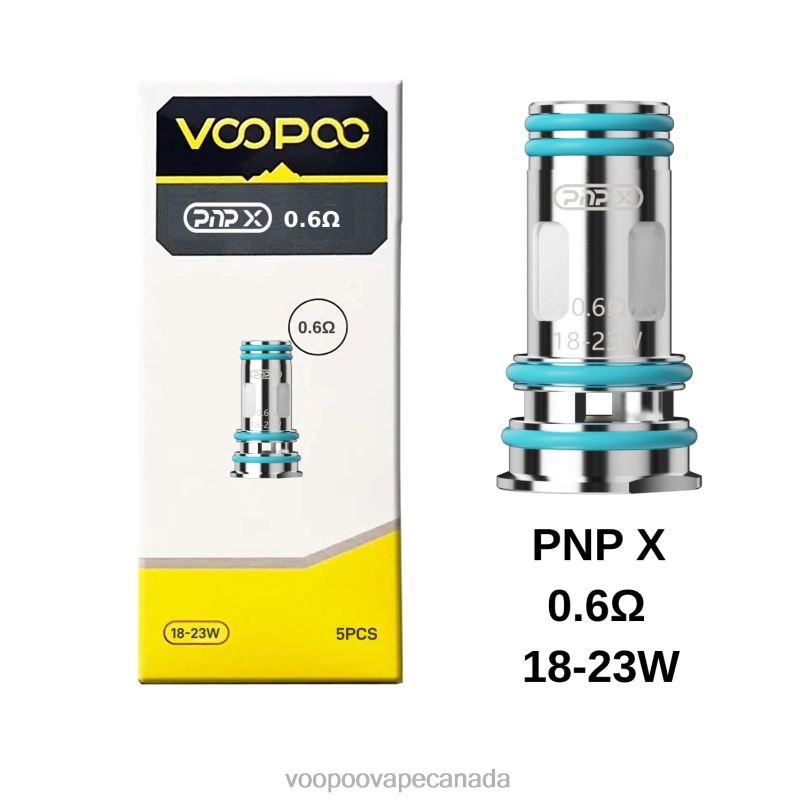 VOOPOO PNP Coils (5Pcs) PnP X 0.6 ohm 22FNH608 VOOPOO Vape Price