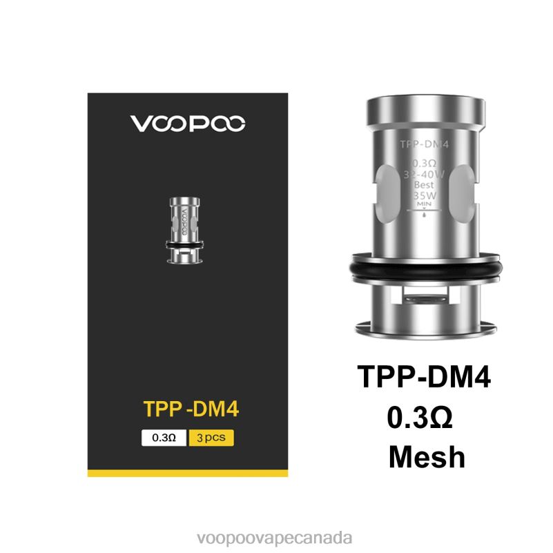 VOOPOO TPP Coils (3Pcs) TPP-DM4 22FNH611 VOOPOO Canada