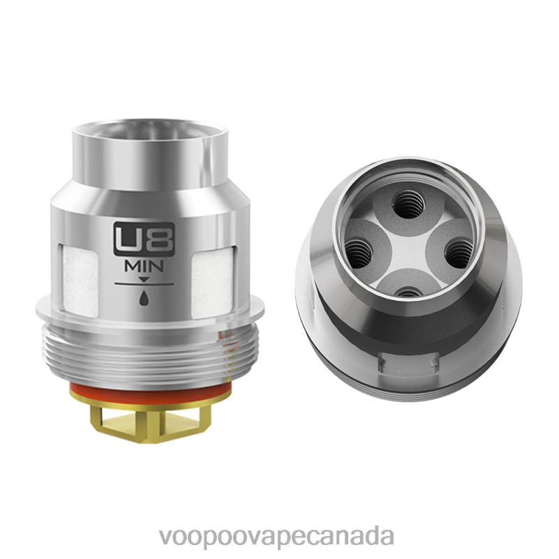 VOOPOO UFORCE Coils (5Pcs) U8 0.15 ohm 22FNH621 VOOPOO Canada