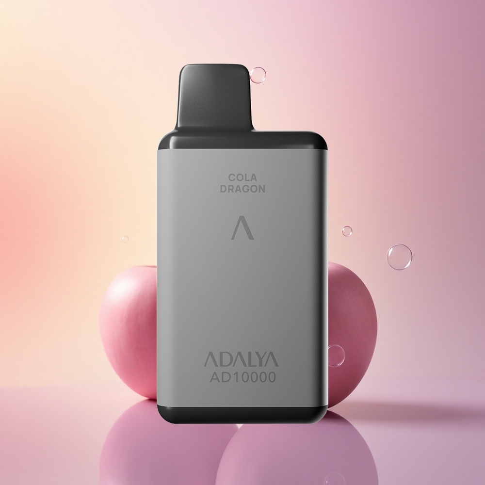 Adalya AD 10000 Puffs The Two Apples Sandblasted Aluminum 14ml