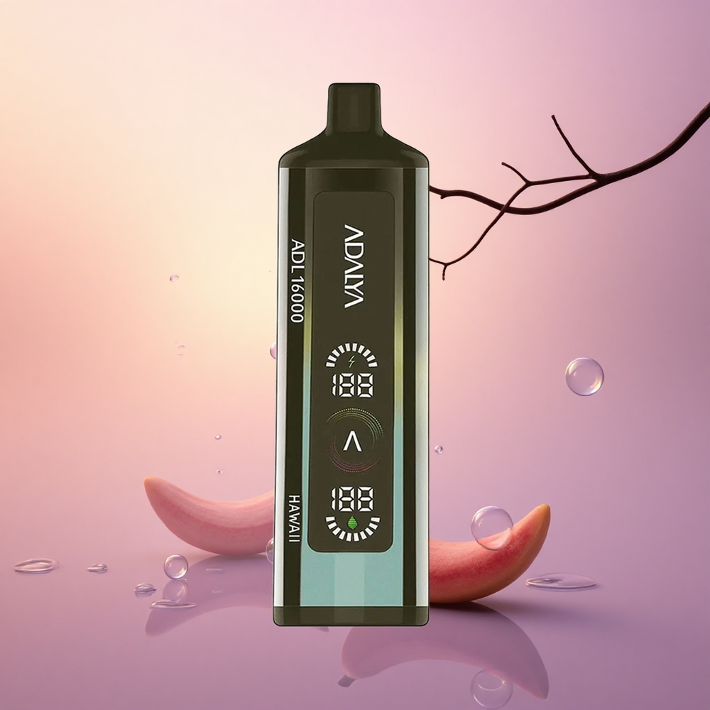 Adalya ADL 16000 PRO Puffs Hawaii Steel Gradient Digital Vape