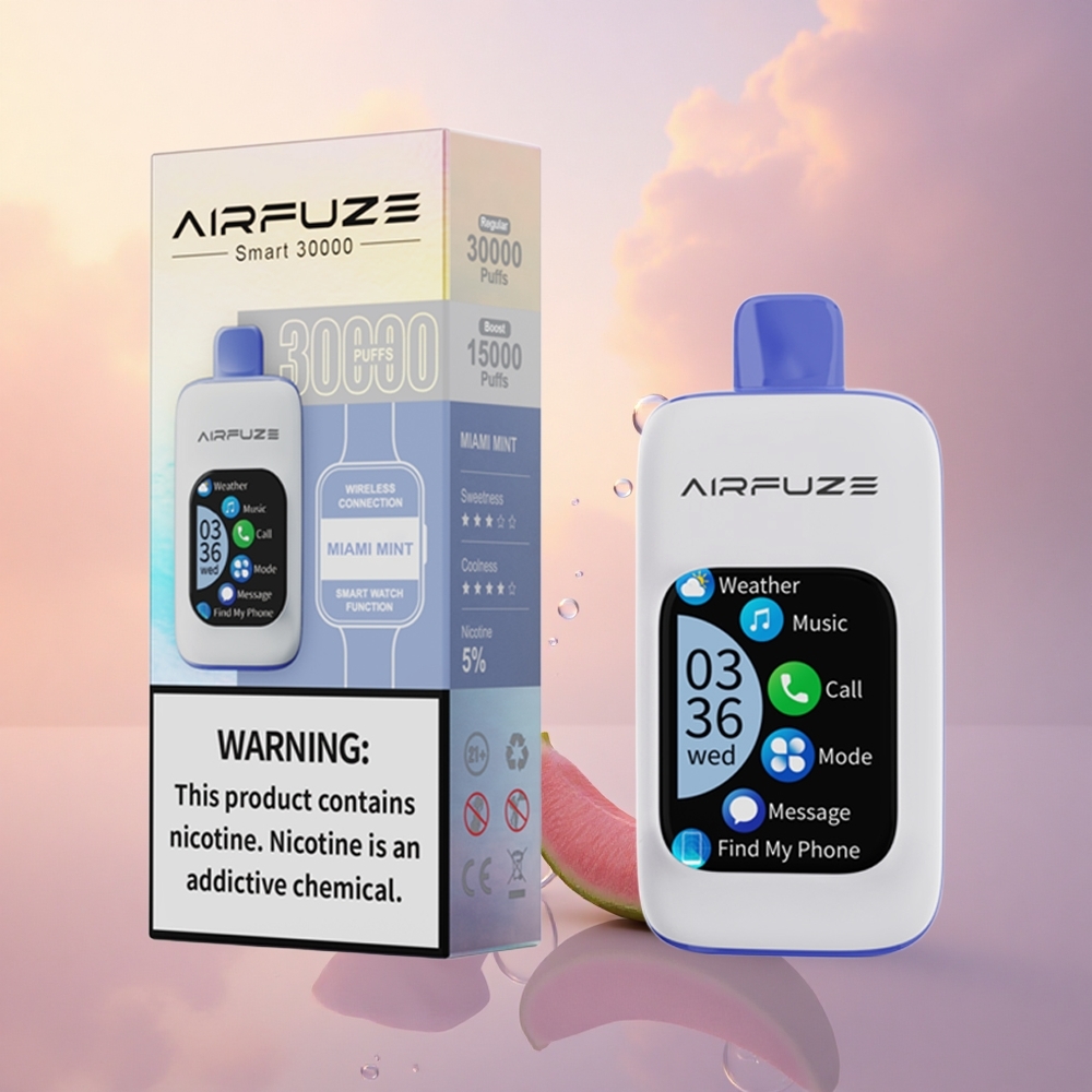 AirFuze Smart 30000 Puffs Miami Mint Smart 900mAh TFT Touch