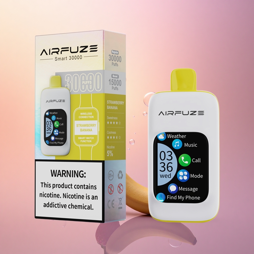 AirFuze Smart 30000 Puffs Strawberry Banana 5% 900mAh Type-C