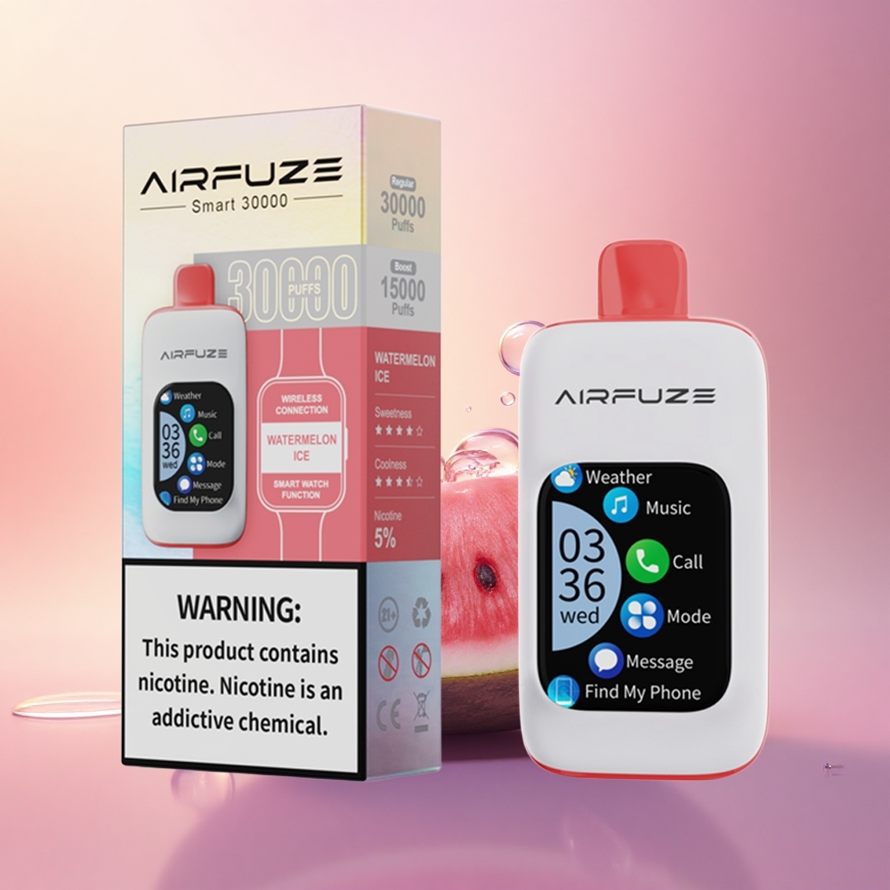 AirFuze Smart 30000 Puffs Watermelon Ice Type-C 900mAh Touch Screen
