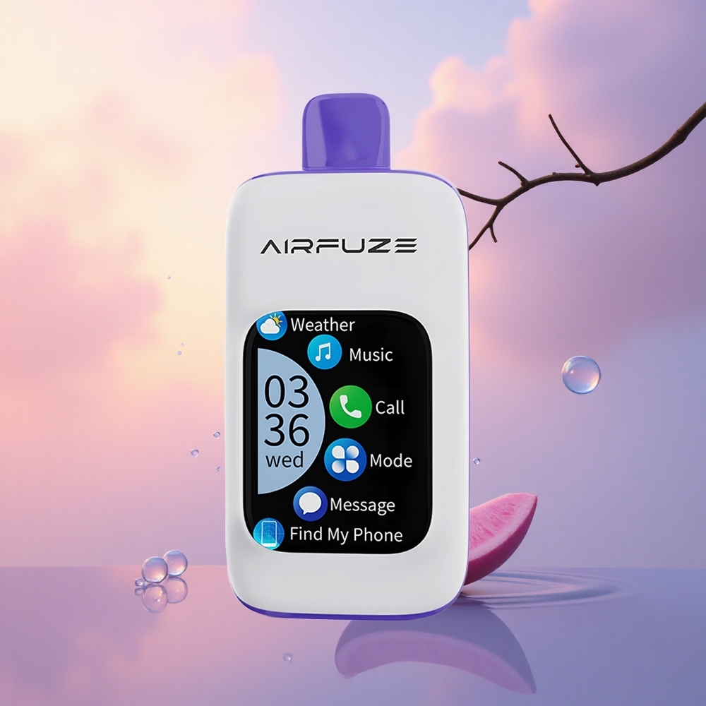 AirFuze Smart Pro 40000 Puffs Blue Razz Ice Smart Touch 900mAh Wireless Music