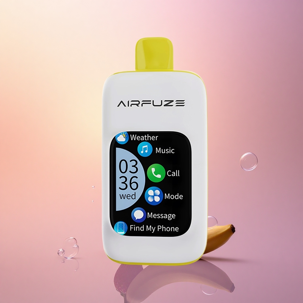AirFuze Smart Pro 40000 Puffs Strawberry Banana Smart Pro Touch Music Boost