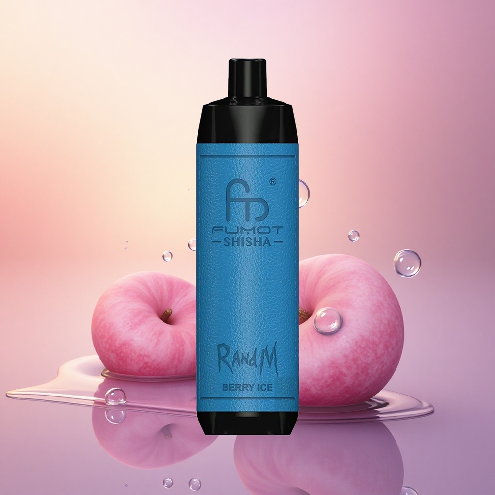 RandM Fumot Shisha 10000 Puffs Berry Ice 18ml Mesh 0.5%
