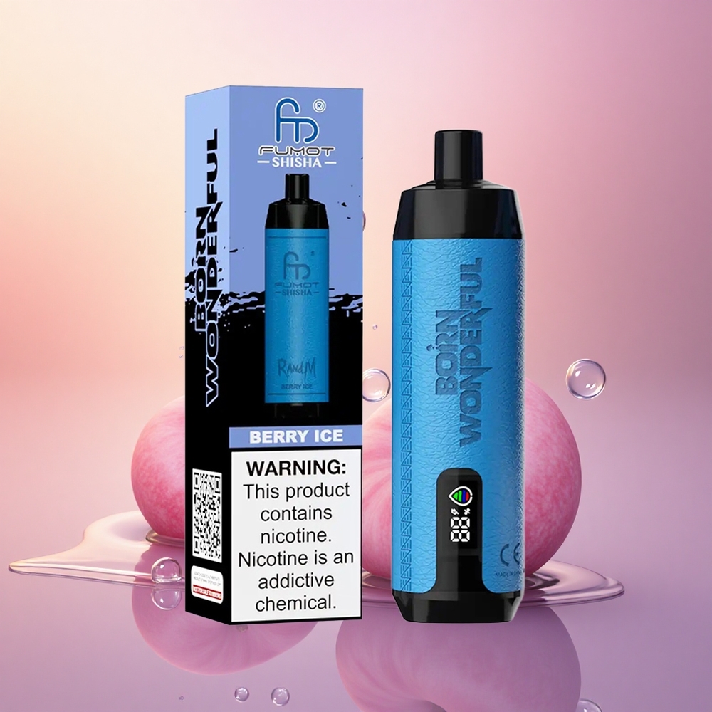 RandM Fumot Shisha 10000 Puffs Berry Ice 18ml Mesh 0.5%