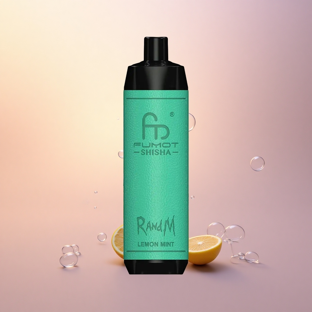 RandM Fumot Shisha 10000 Puffs Lemon Mint Mesh 18ml Type-C