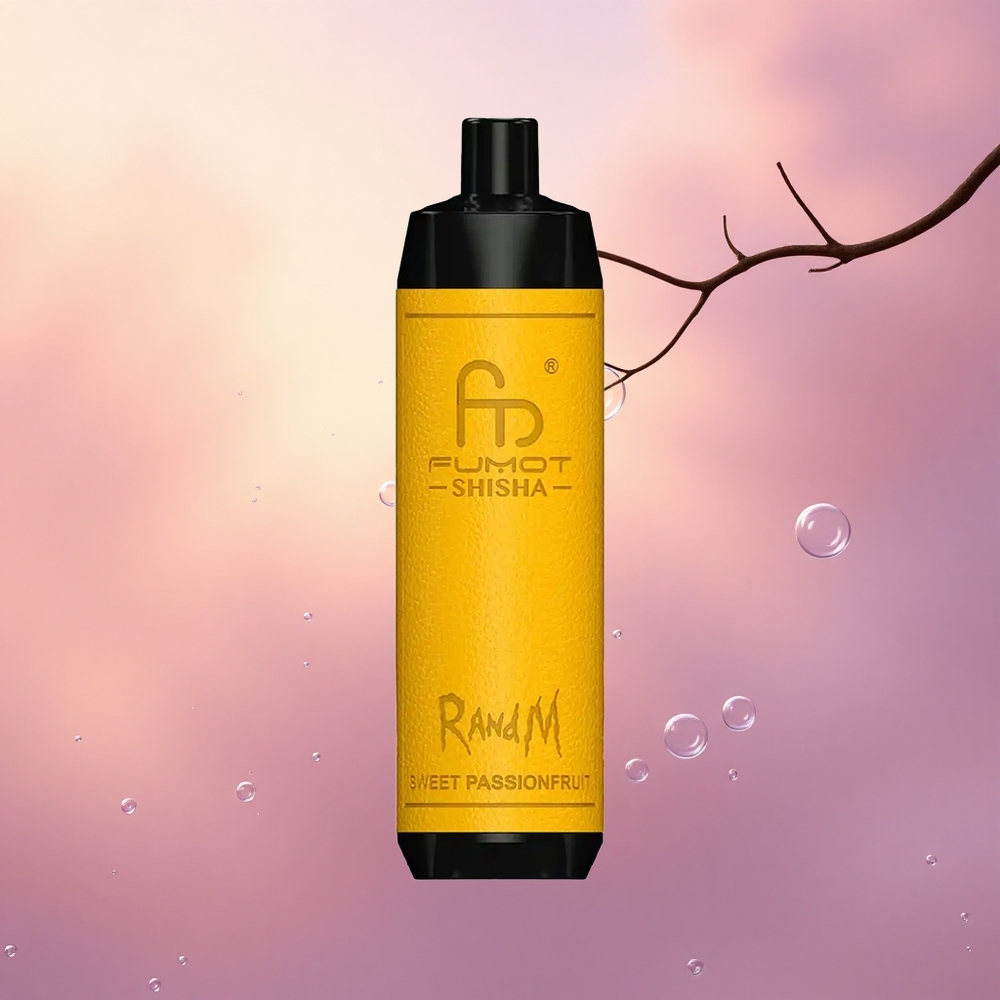 RandM Fumot Shisha 10000 Puffs Sweet Passion Fruit 18ml Type-C 0.5% Nicotine
