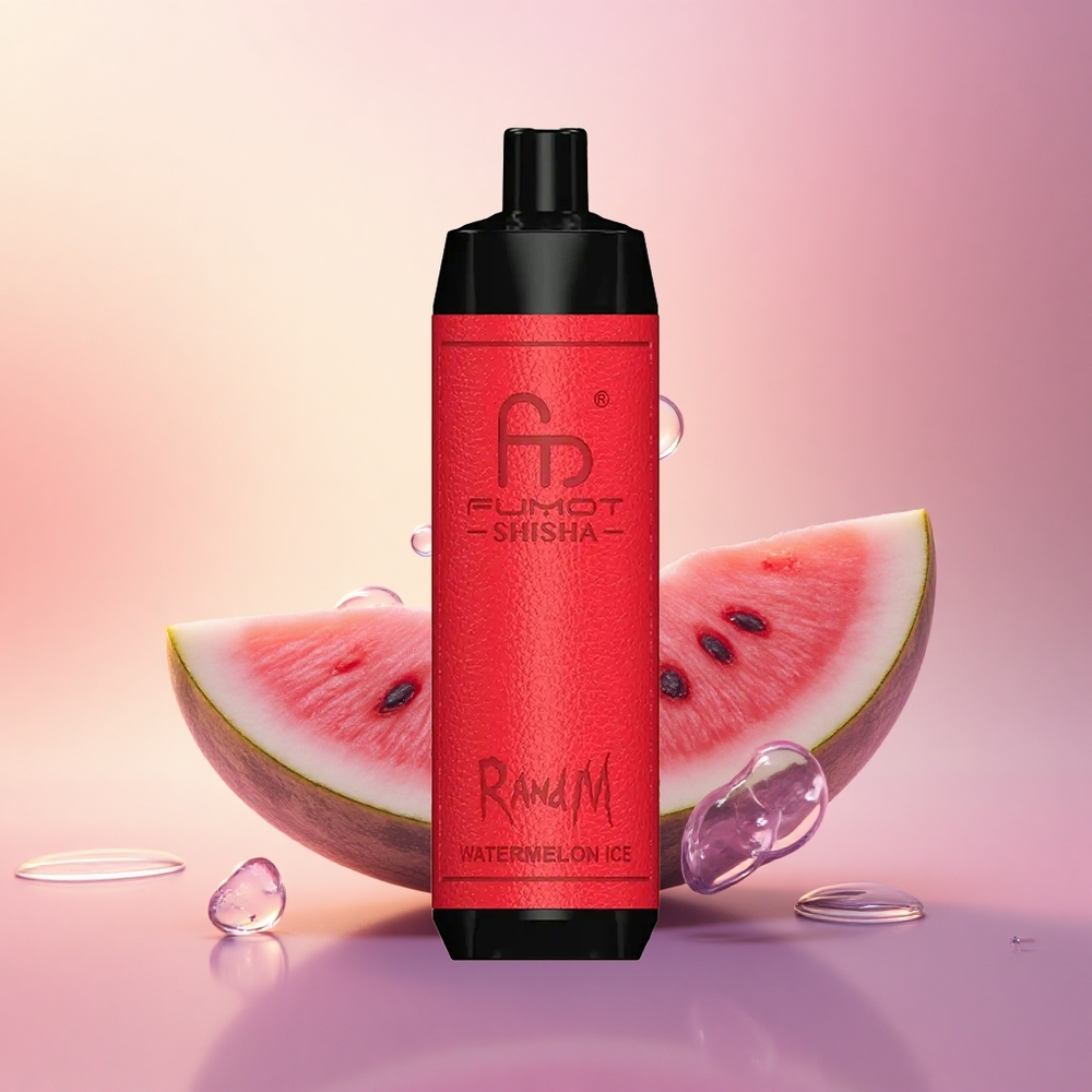 RandM Fumot Shisha 10000 Puffs Watermelon Ice 18ml 0.6ohm Mesh 850mAh