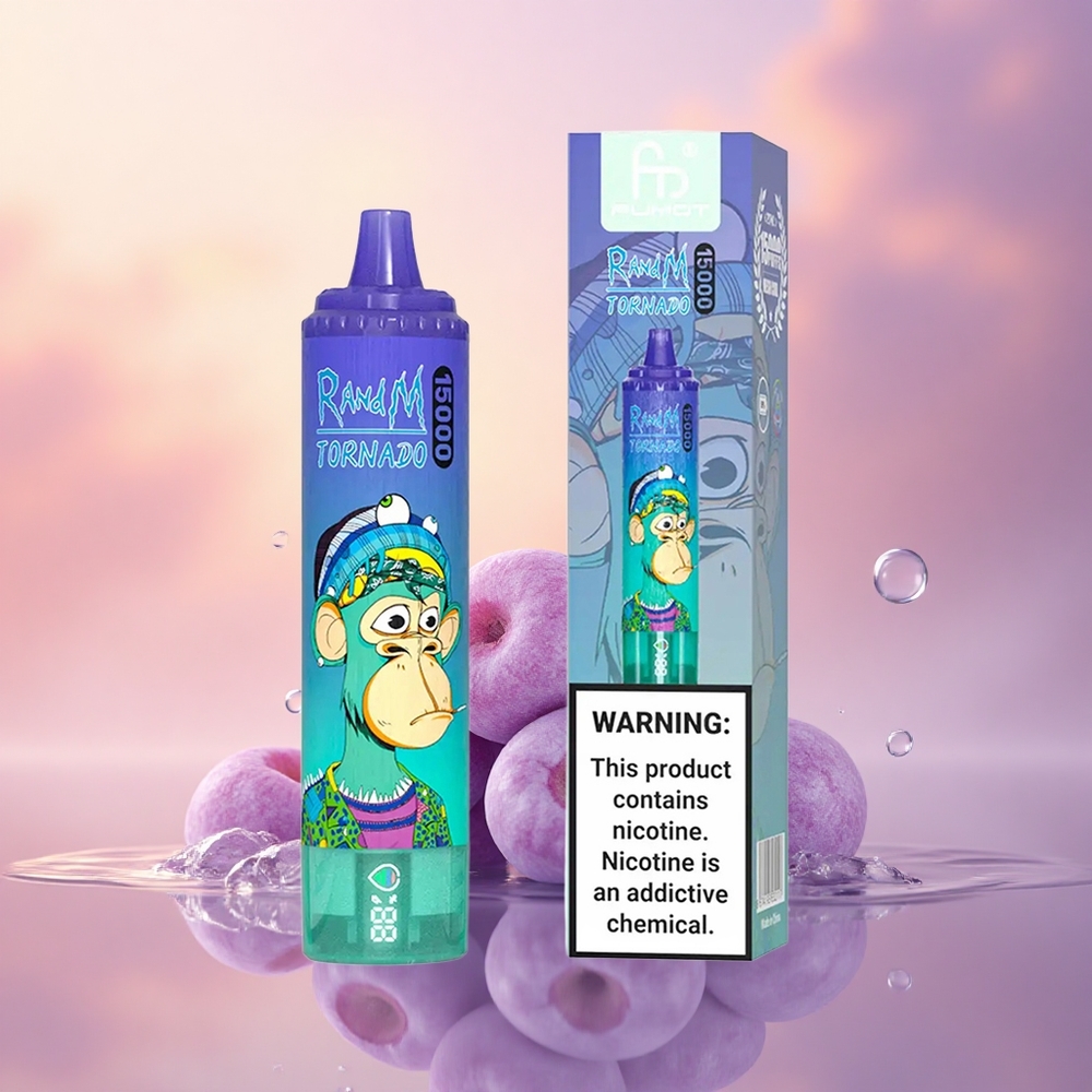 RandM Fumot Tornado 15000 Puffs Blueberry On Ice Mesh 25ml 850mAh