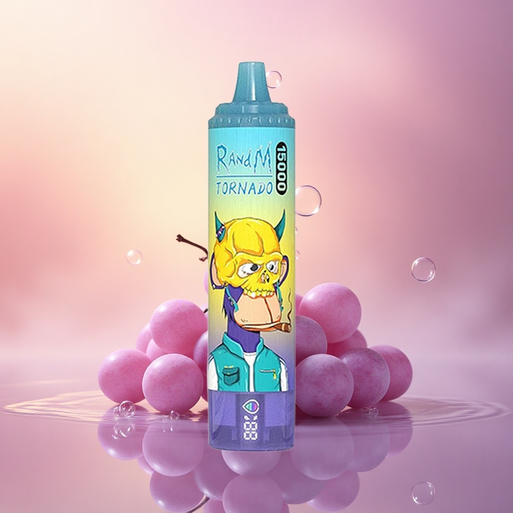 RandM Fumot Tornado 15000 Puffs Grape Ice 25ml 850mAh Mesh