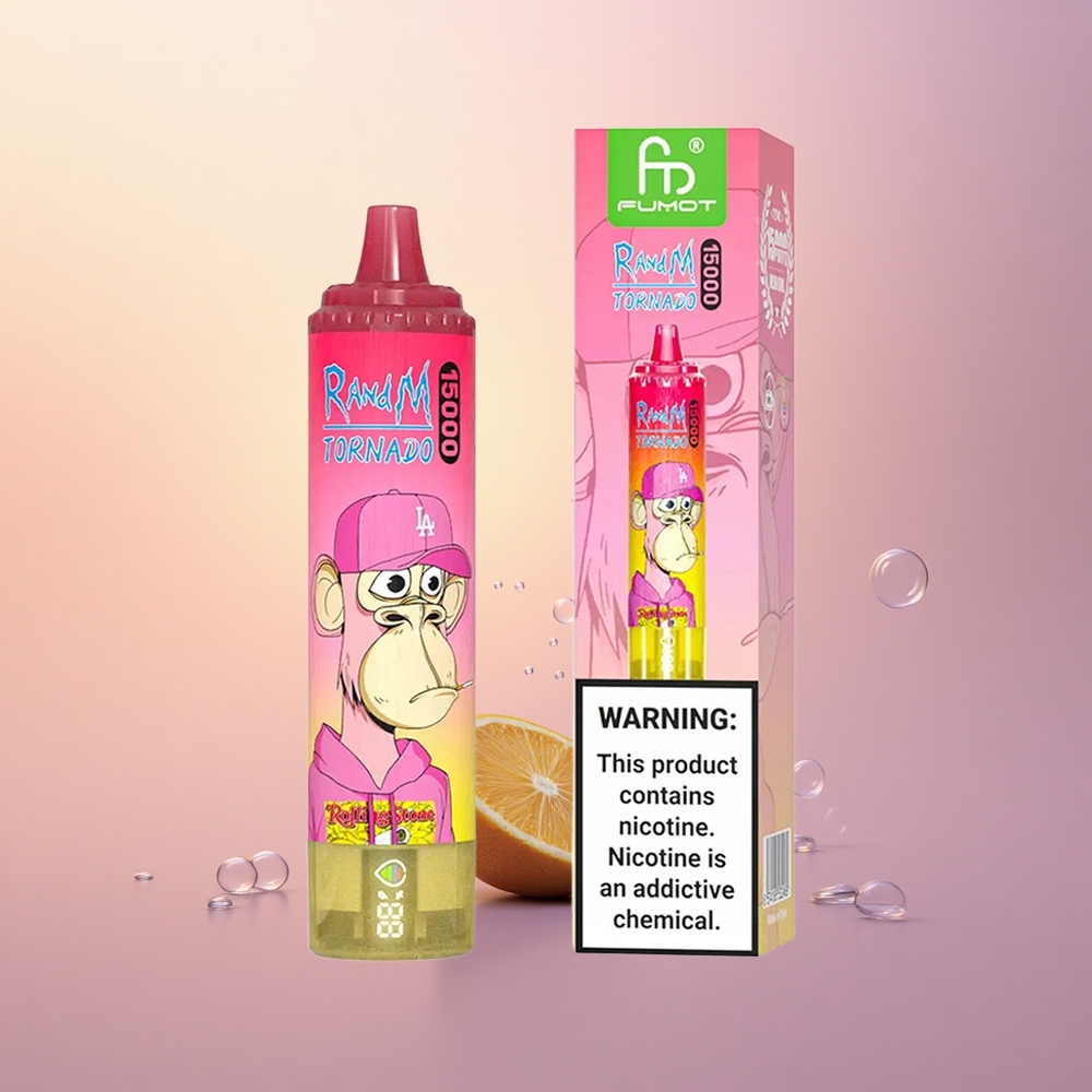 RandM Fumot Tornado 15000 Puffs Lemon Mesh 25ml 850mAh