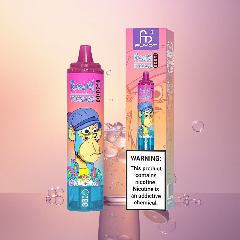 RandM Fumot Tornado 15000 Puffs Lemonade 25ml 850mAh Mesh