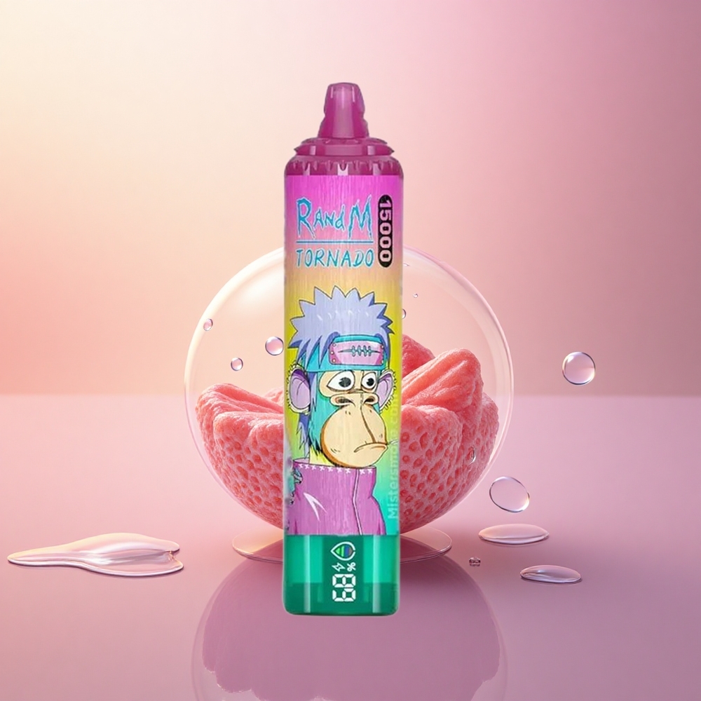RandM Fumot Tornado 15000 Puffs Strawberry Chill 25ml Mesh