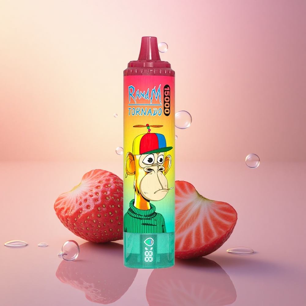 RandM Fumot Tornado 15000 Puffs Strawberry Kiwi Mesh 25mL