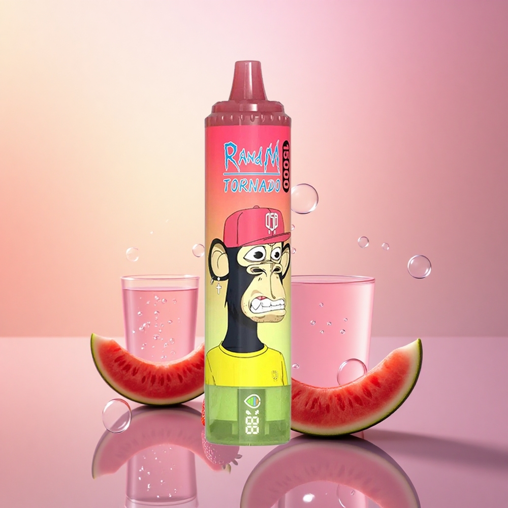 RandM Fumot Tornado 15000 Puffs Strawberry Watermelon Lemonade 25ml Mesh 850mAh