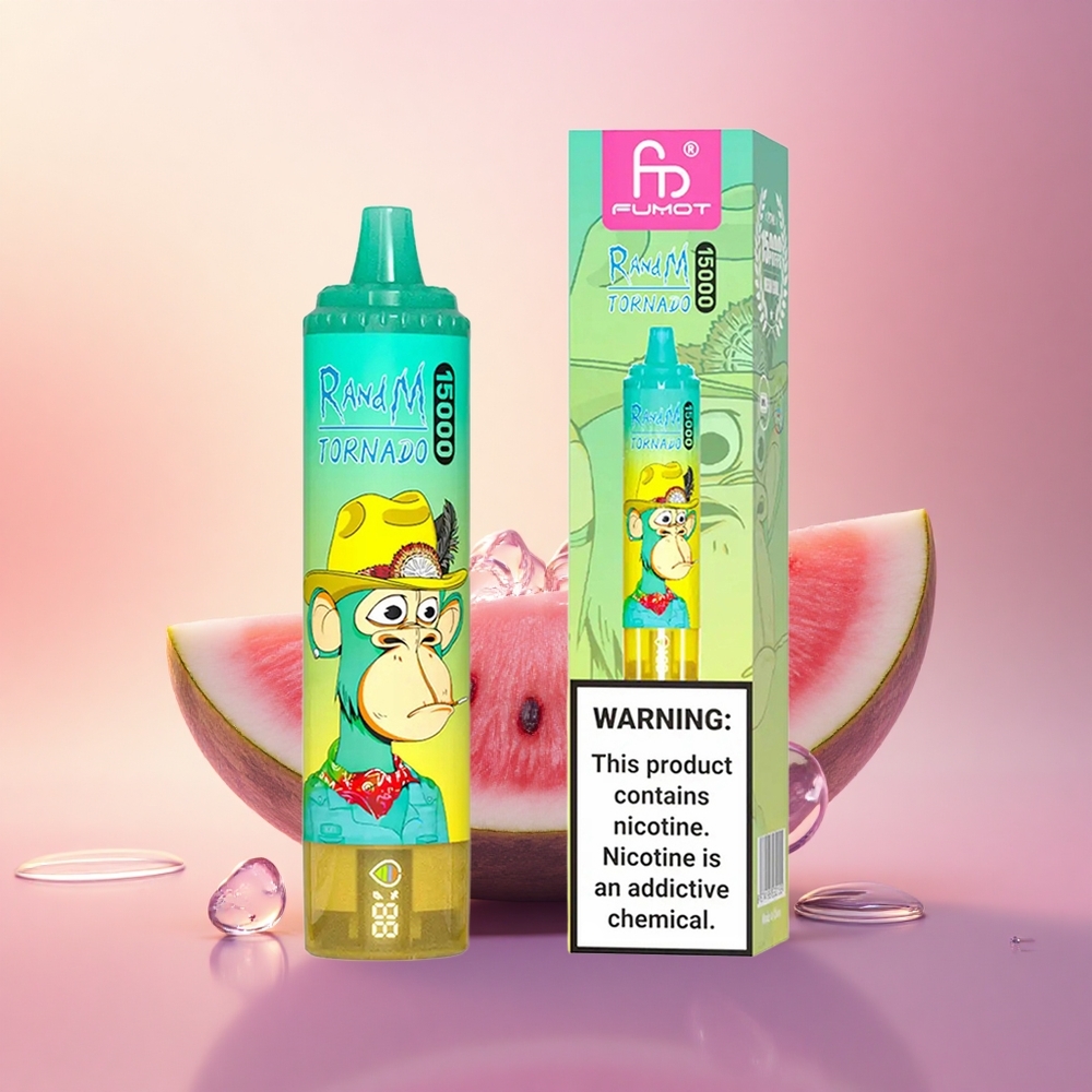 RandM Fumot Tornado 15000 Puffs Watermelon Ice 25ml Mesh 850mAh