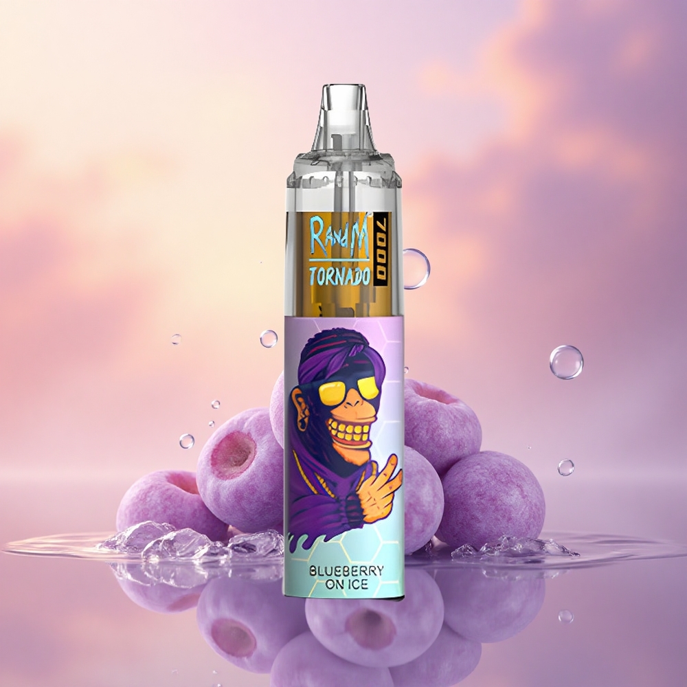 RandM Fumot Tornado 7000 Puffs Blueberry On Ice Mesh 14ML Type-C