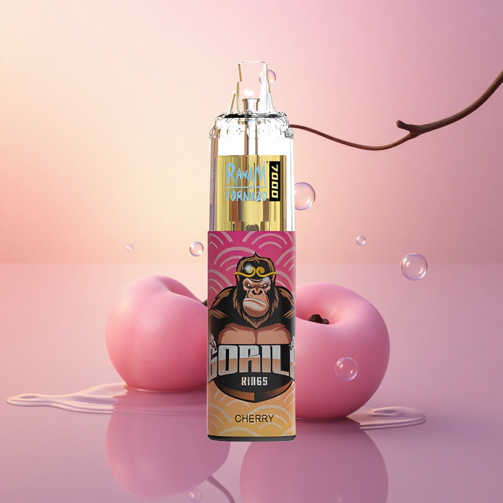 RandM Fumot Tornado 7000 Puffs Cherry Mesh 14ML Type-C RGB