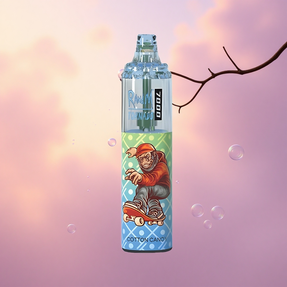 RandM Fumot Tornado 7000 Puffs Cotton Candy Mesh 14ML Type-C