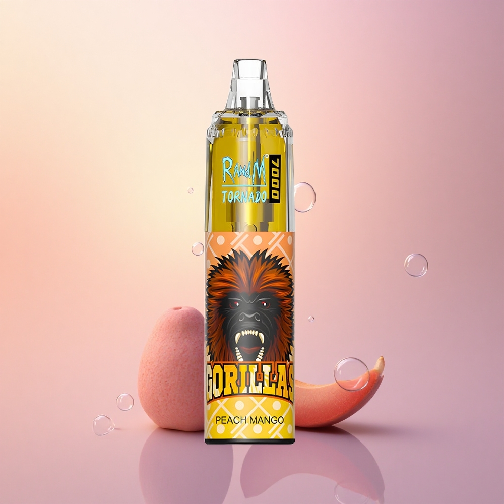 RandM Fumot Tornado 7000 Puffs Peach Mango Mesh 14ML Type-C