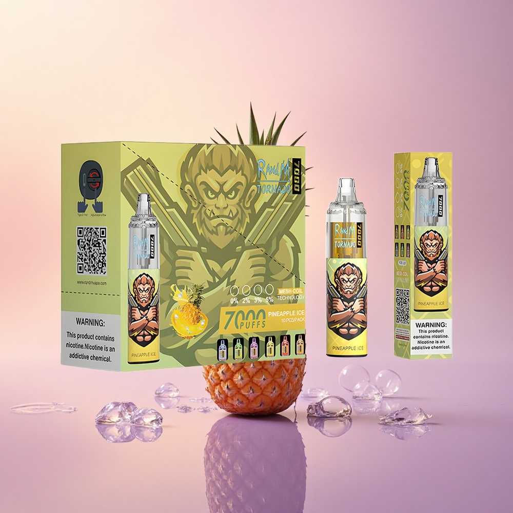 RandM Fumot Tornado 7000 Puffs Pineapple Ice Mesh 14ML Type-C