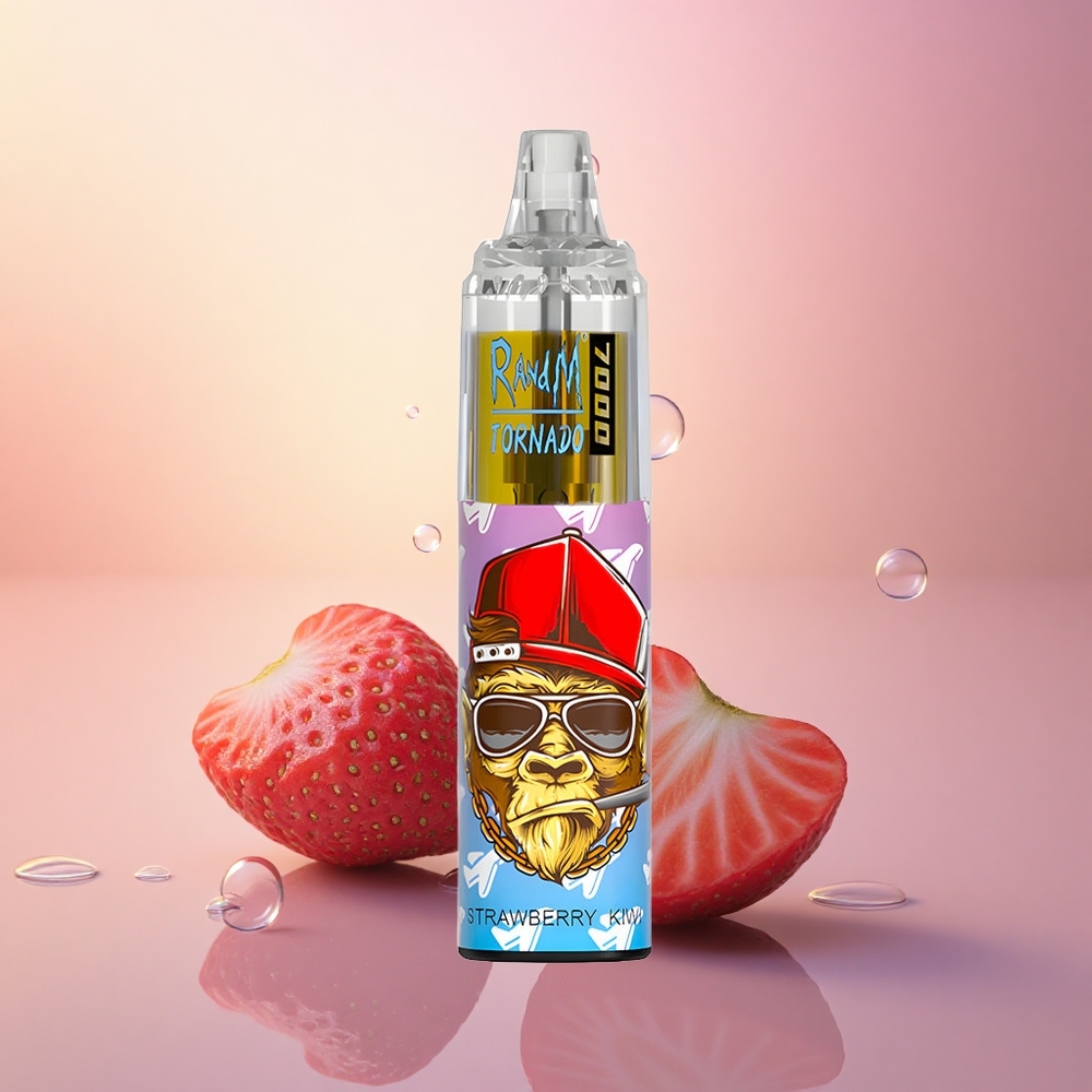 RandM Fumot Tornado 7000 Puffs Strawberry Kiwi Mesh 14ML Type-C
