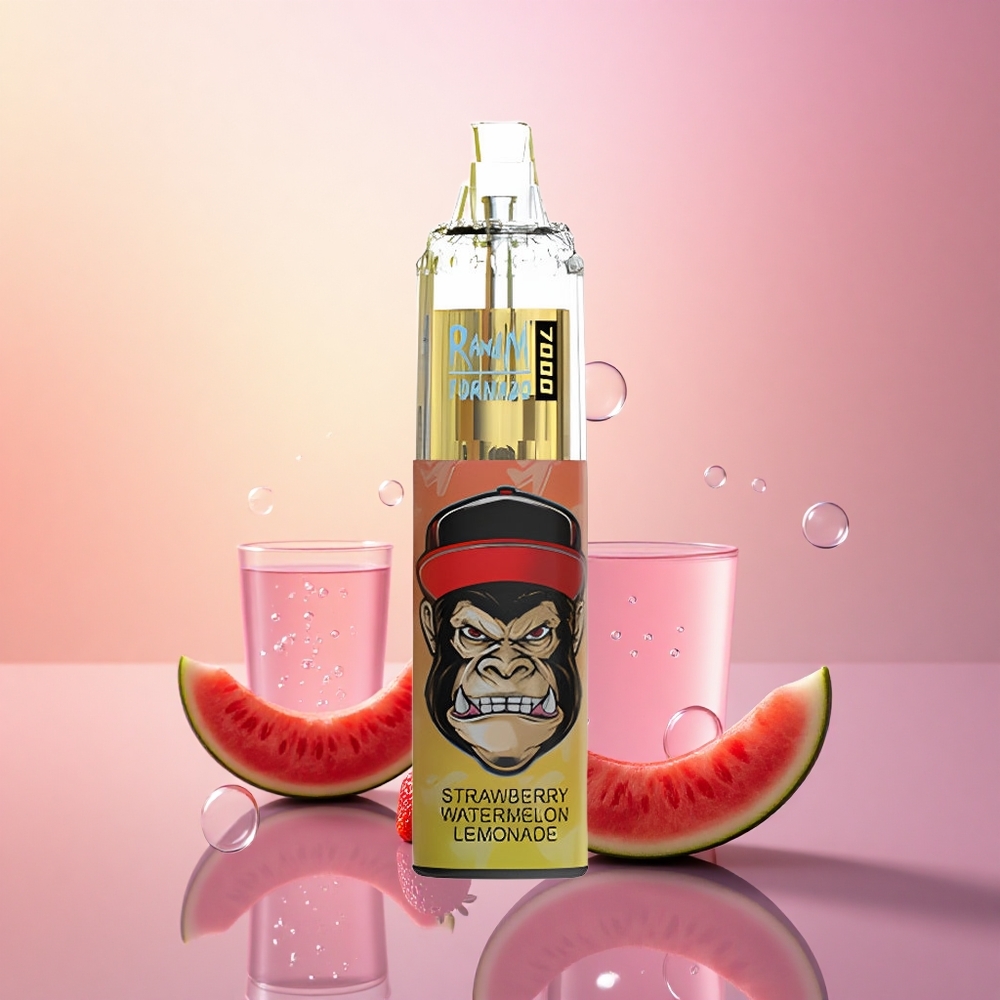 RandM Fumot Tornado 7000 Puffs Strawberry Watermelon Lemonade Mesh 14ML Type-C