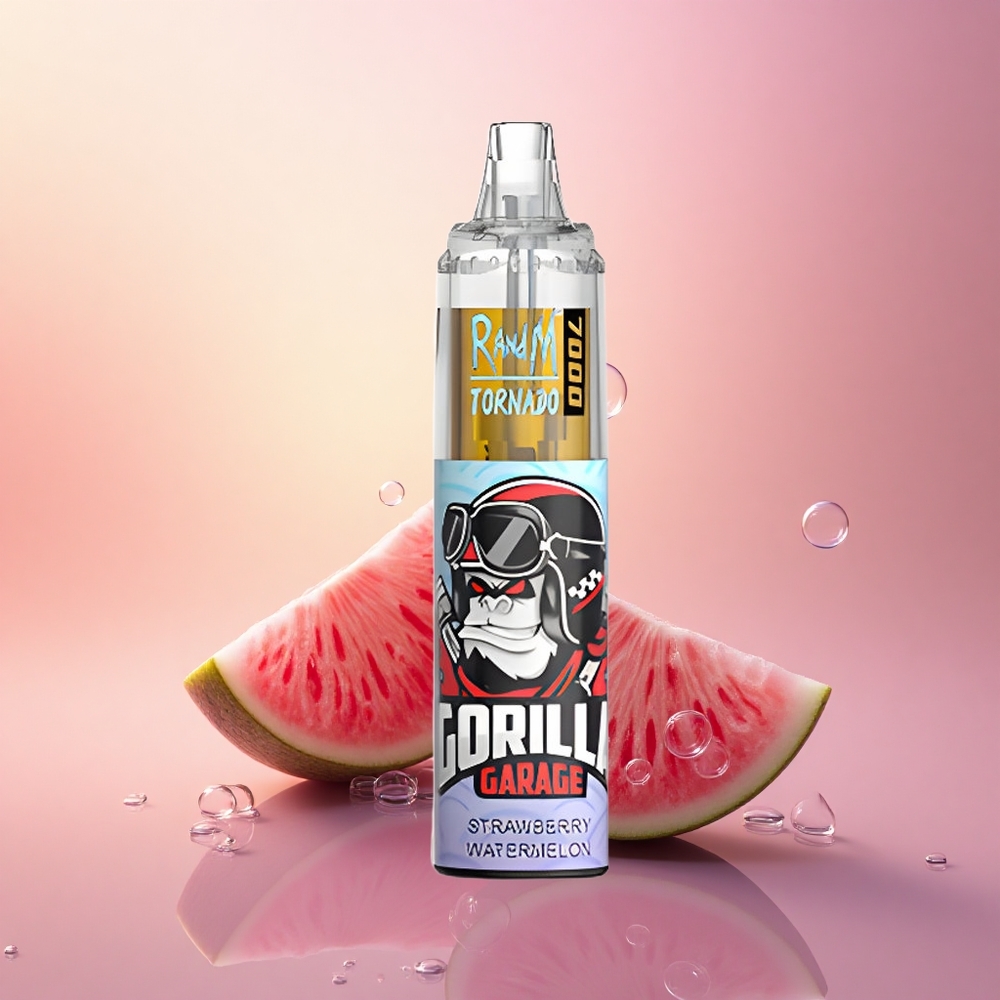 RandM Fumot Tornado 7000 Puffs Strawberry Watermelon Mesh Coil Air-Adjustable