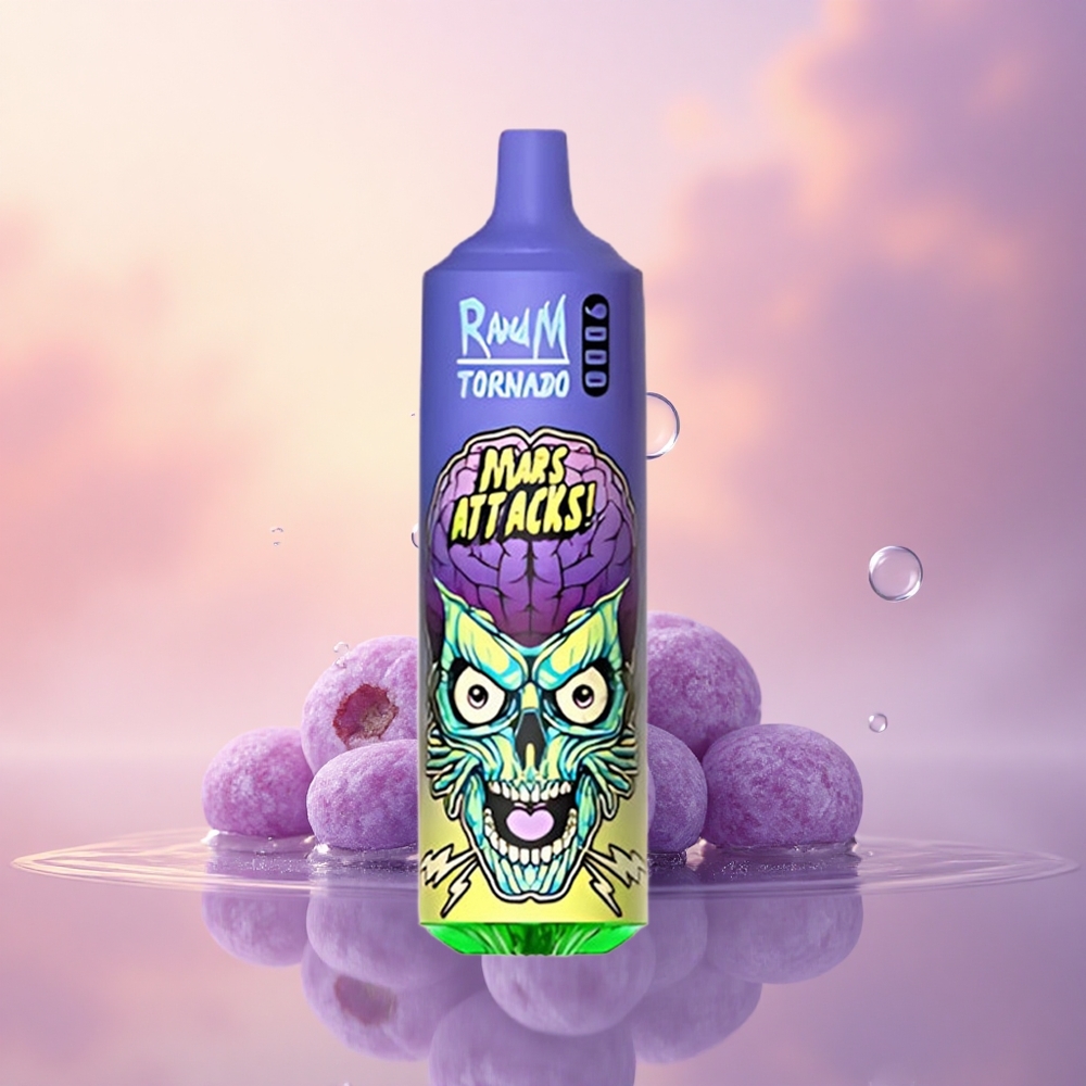 RandM Fumot Tornado 9000 Puffs Blueberry Ice Mesh 18mL RGB