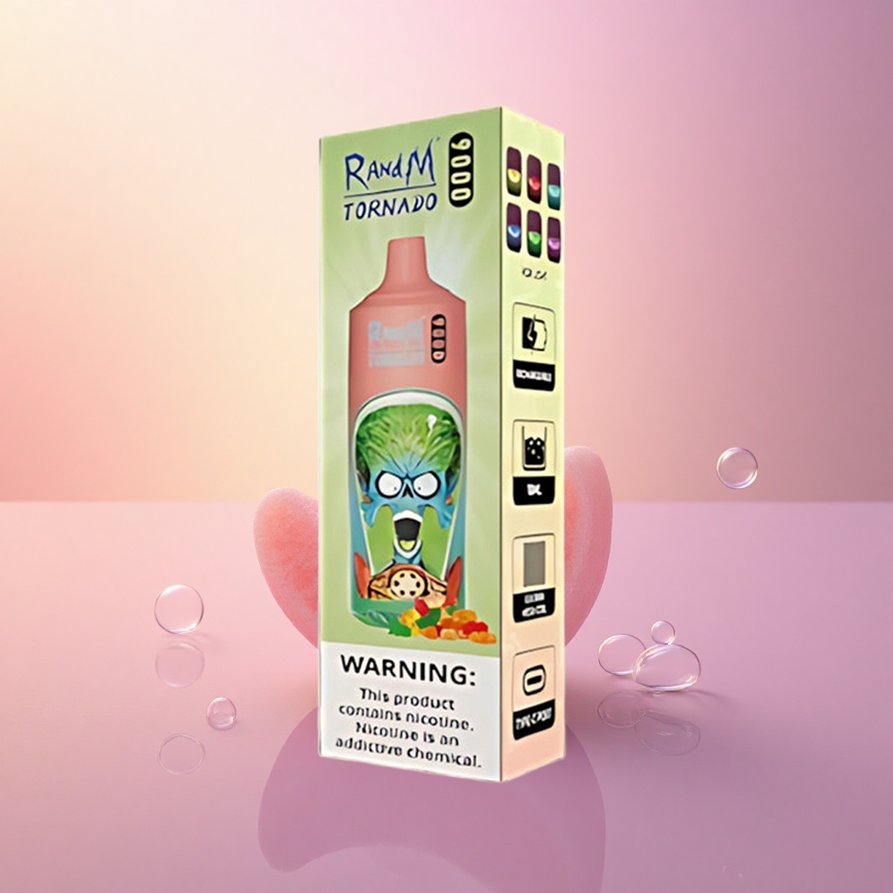 RandM Fumot Tornado 9000 Puffs Gummy Bear Mesh 18mL RGB