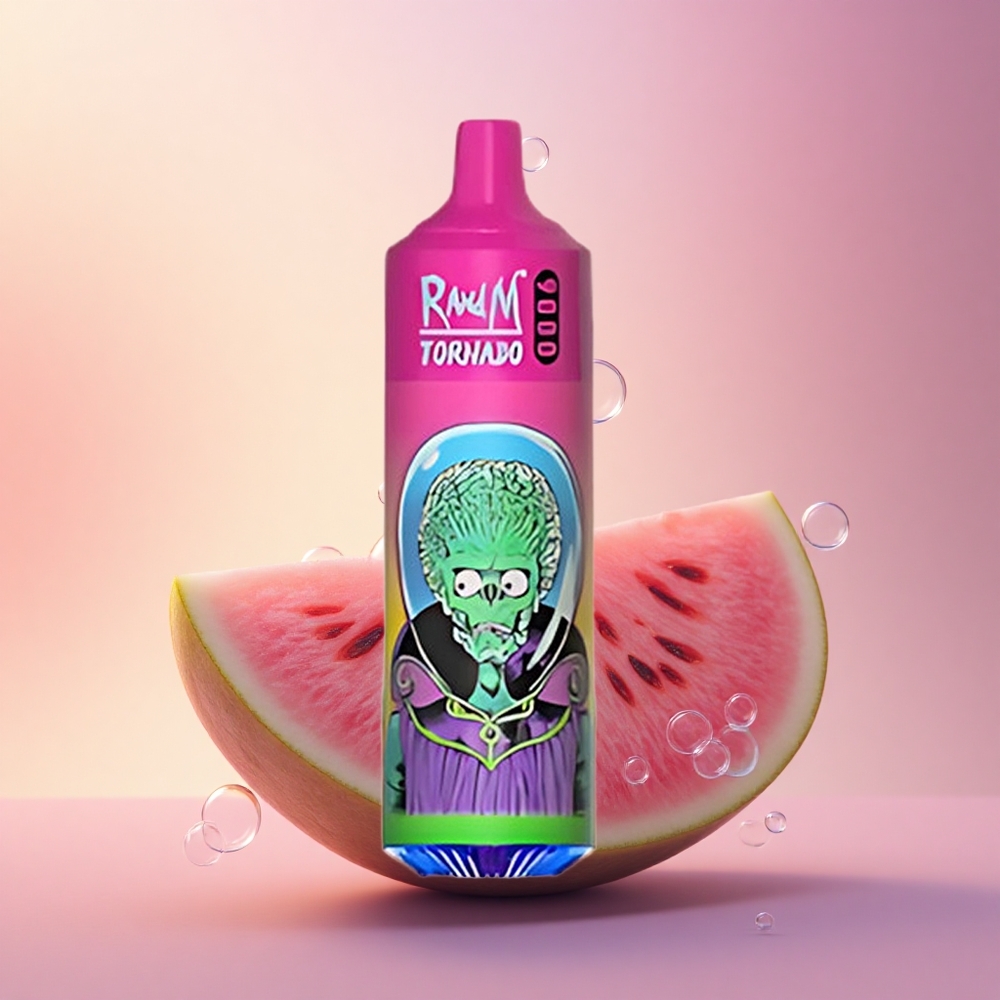 RandM Fumot Tornado 9000 Puffs Watermelon Bubble Gum Mesh 18mL RGB