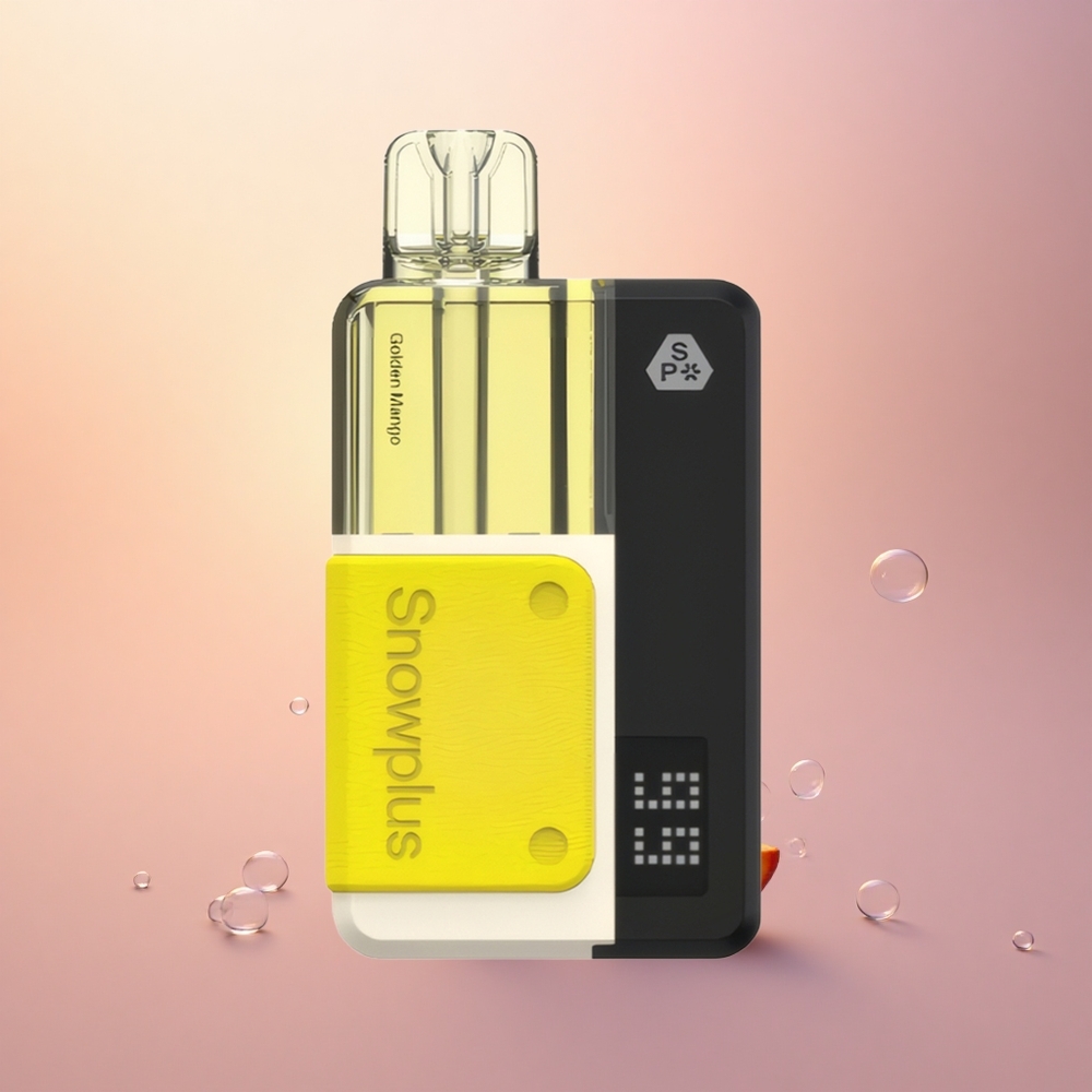 Snowplus Swift 15000 Puffs Pod Kit Golden Mango Dual Mesh 1000mAh Refillable Pod Kit