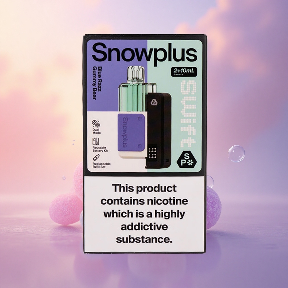 Snowplus Swift 5000 Puffs Dual Mesh Blue Razz Gummy Bear 1000mAh