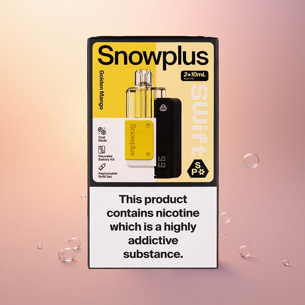 Snowplus Swift 5000 Puffs Golden Mango 1000mAh Dual Mesh