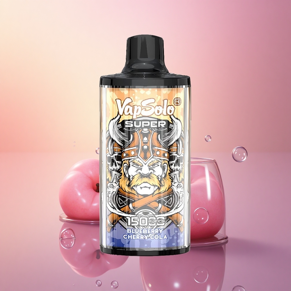 Vapsolo Super 15000 Puffs Cherry Cola 40ml Mesh 850mah Type-C