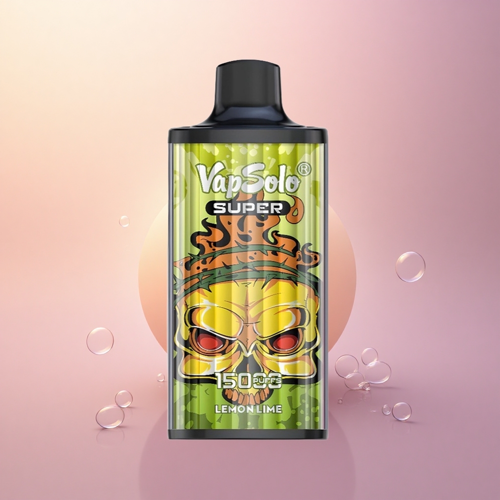 Vapsolo Super 15000 Puffs Lime Lemon 40ml Type-C Mesh