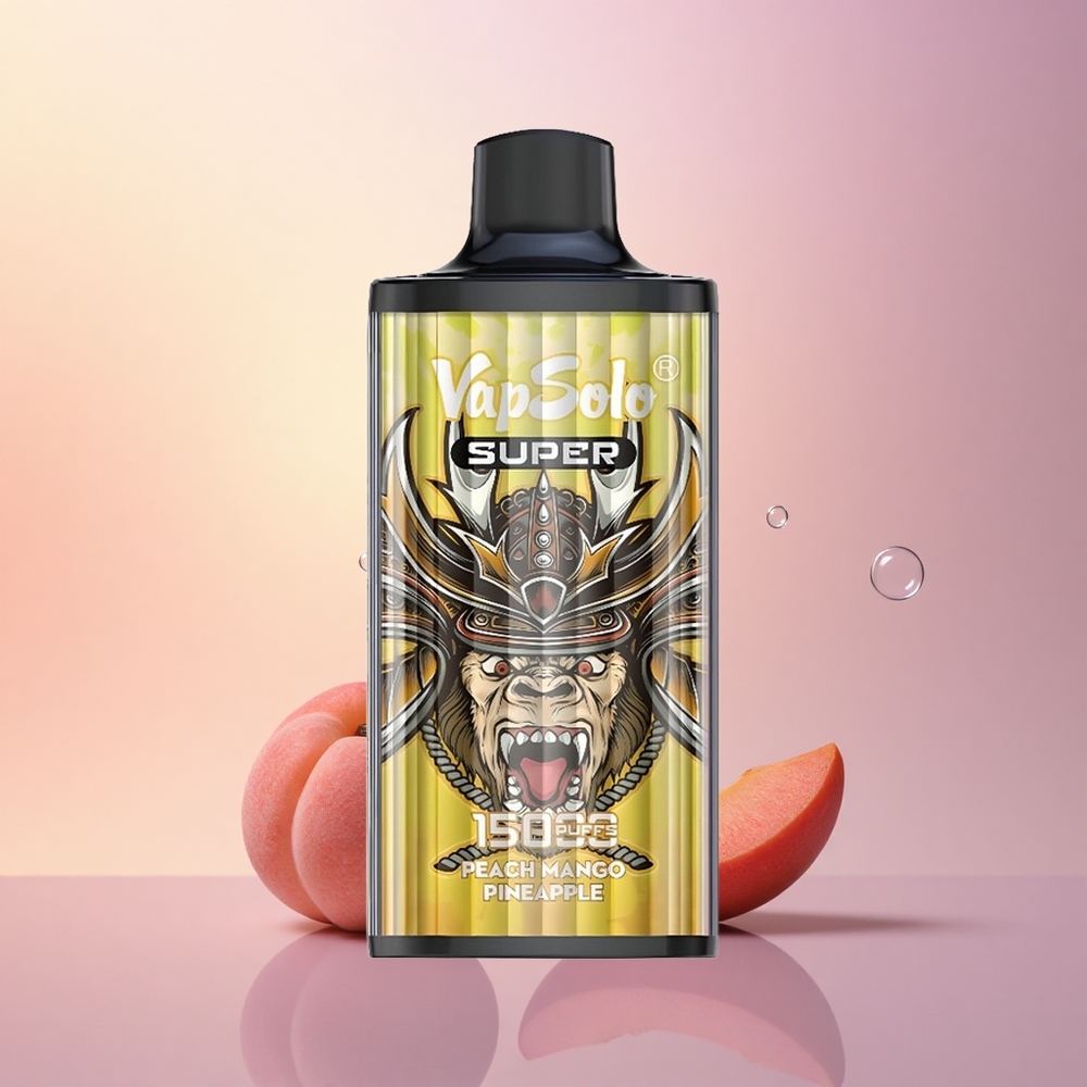 Vapsolo Super 15000 Puffs Peach Mango Pineapple 850mAh Type-C
