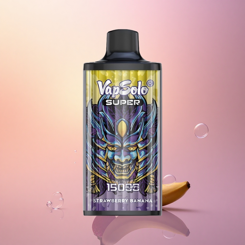Vapsolo Super 15000 Puffs Strawberry Banana Type-C 850mAh Mesh