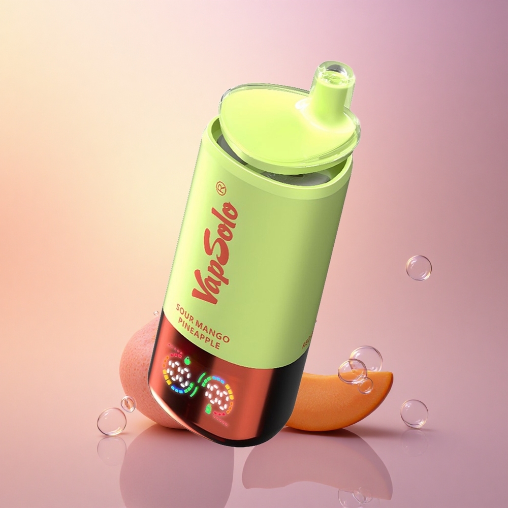 Vapsolo Triple 30000 Puffs Sour Mango Pineapple Triple Tank 40ml Type-C